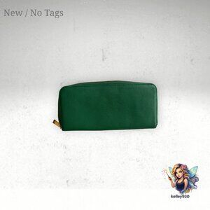 Target Teal Zip-Around Wallet – NEW